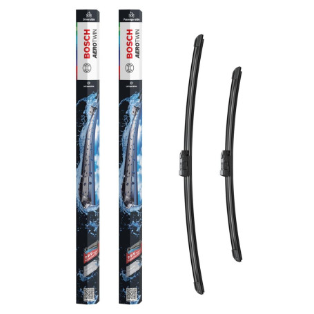 Balais d'essuie-glace Bosch Aerotwin 600/450 mm - Performance Aérodynamique