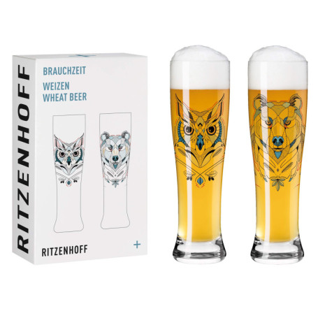 Set de 2 Verres à Bière de Blé Ritzenhoff - Série Brauchzeit 500 ml