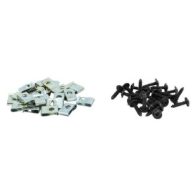 Kit de 25 Agrafes et Vis de Carrosserie pour Moto et Scooter - 4x14mm