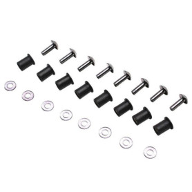 Vis de Carénage Aluminium M5x16 pour Moto et Scooter - Lot de 8