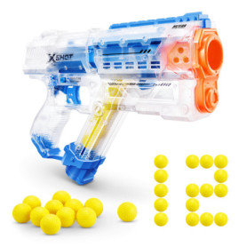 XSHOT Chaos Meteor Blaster avec 12 balles - Jouet d'extérieur puissant