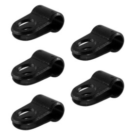 Support Universel de Fixation pour Gaine de Frein et Dérailleur - Lot de 5 en Noir