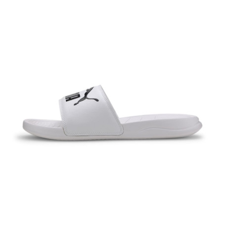 Sandales PUMA Popcat 20 Unisexes Confortables - Blanc et Noir
