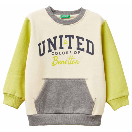 Sweat à Capuche Multicolore pour Enfants - United Colors of Benetton