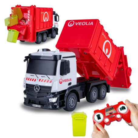 Camion Poubelle Télécommandé Mercedes-Benz Antos 1:26 pour Enfants