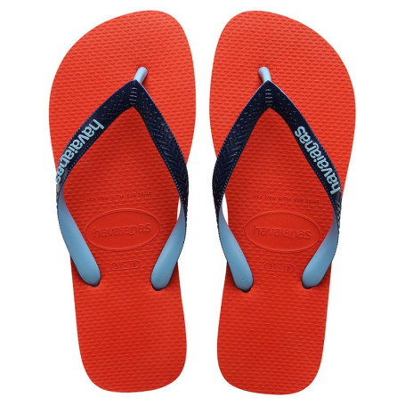 Pantoufles Havaianas Brasil Logo Enfant - Orange Sanguine