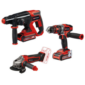 Kit d'Outils Électriques Einhell Power X-Change avec Batteries et Chargeur