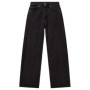 Pantalon Large en Denim Noir pour Femmes - United Colors of Benetton
