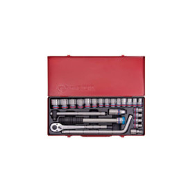 Coffret de Douilles KING TONY 4533SR avec Accessoires - Set de 24 pièces