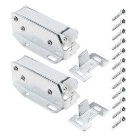 Lot de 2 Loquets Tactiles Automatiques pour Portes de Grenier et Armoires