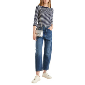 Pantalon Carrot Fit Délavé Vintage Bleu - United Colors of Benetton