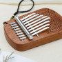 Kalimba Tsudoku 8 Touches en Acajou - Piano à Pouce Africain pour Débutants