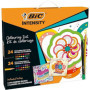 Kit de Coloriage BIC Intensity - Feutres, Crayons et Livres Inspirants