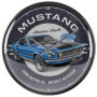 Horloge Murale Rétro Ford Mustang 1969 - Design Vintage Ø 31 cm