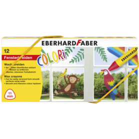 Set de 12 Craies de Cire Ergonomiques pour Fenêtres - Eberhard Faber