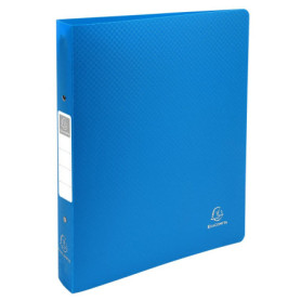 Classeur Rigide Exacompta OPAK Bleu Clair - 2 Anneaux Ronds 30 mm