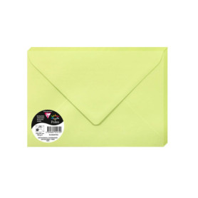 Paquet de 20 Grandes Enveloppes Vert Bourgeon C5 - Clairefontaine