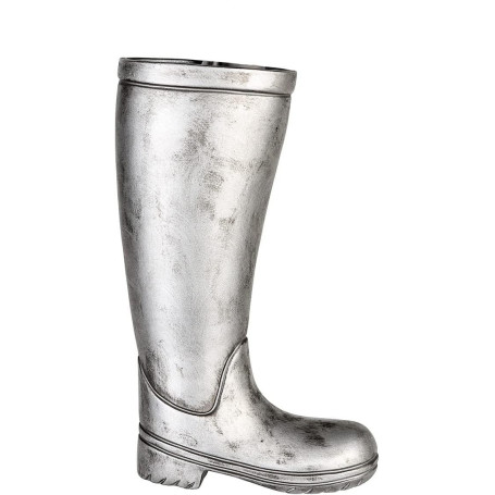 Porte-Parapluie Design en Céramique Argenté - 45 cm