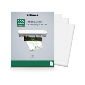 Pochettes de Plastification Brillantes Fellowes - 100 Pièces A4