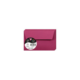 Enveloppes Auto-Adhésives Framboise Clairefontaine - Paquet de 20 - Format 9x14cm