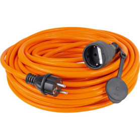Rallonge Électrique de Chantier 5 m - Câble Orange H07BQF 3G1,5 IP44