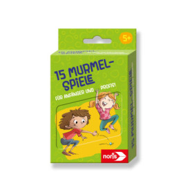Jeu de Billes Colorées Noris pour Enfants - 21 Billes et Sac en Tissu
