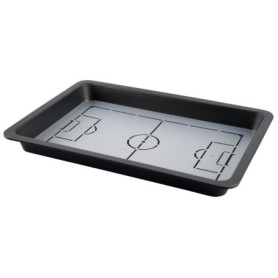 Plaque de Four Zenker avec Pochoir Terrain de Foot - 42 x 29 cm