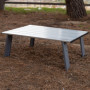 Table de Camping Pliable AKTIVE en Aluminium - Légère et Pratique avec Mallette