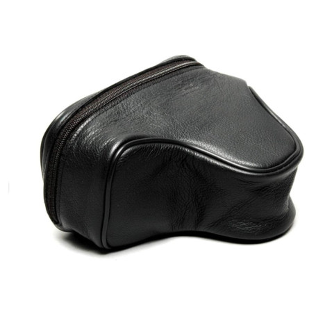 Étui en Cuir Noir pour Sony Alpha 6600/6700/7C/7CII/7CR avec Compartiment Carte