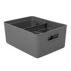 Set de 4 Paniers de Rangement TATAY Baobab - Design Compact et Écologique