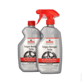 Nigrin Lot de 2 Nettoyants pour Jantes 0,5 L - Sans Acide avec Indicateur d'Action