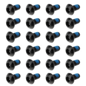 Lot de 24 Vis de Fixation pour Disques de Frein VTT M5x9mm - SG Store