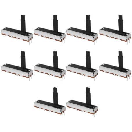 Lot de 10 potentiomètres linéaires B100K pour appareils audio