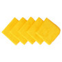 Chiffon de Nettoyage en Microfibre Polarshine Marine - 5 pièces Jaunes 400x400mm