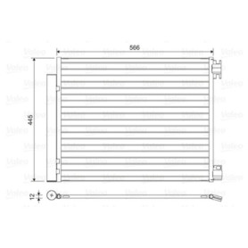 Condenseur de Climatisation Valeo 822569 - Performance Optimale