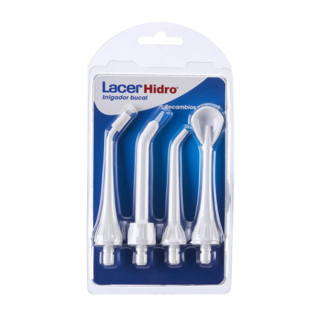 Lacer Hydro - Lot de 4 Recharges pour Hydropulseur Buccal