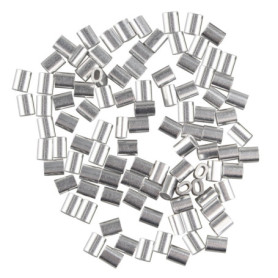 100 Manchons en Aluminium pour Câbles Métalliques - Futheda