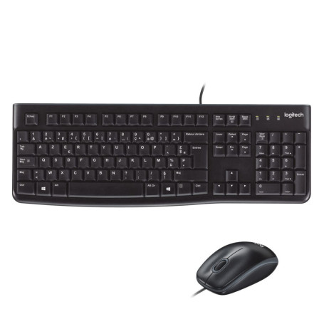 Logitech MK120 Combo Clavier et Souris Filaire Noir