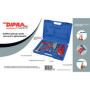Coffret de Pinces DIPRA pour Raccords à Glissement - Outils Complets pour Tubes Ø12 à 25 mm