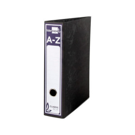 Classeur Levier Noir A4 Liderpapel 80 mm - Carton Résistant