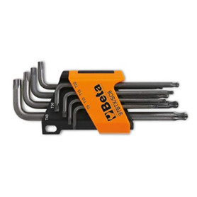 Jeu de 8 clés mâles coudées Beta pour vis Torx®