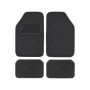 Lot de 4 Tapis de Voiture Universels en Moquette Antidérapants