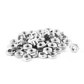 Écrous Hexagonaux en Acier Inoxydable 304 - 50 Pièces