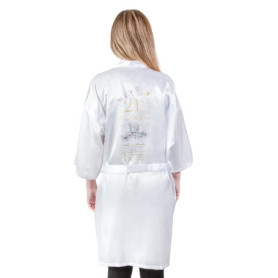 Coffret Cadeau Me To You Bear : Peignoir Satin et Verre pour 21 Ans