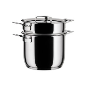 Cuiseur à Pâtes en Acier Inoxydable Alessi - Pratique et Élégant