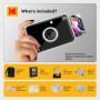 Kodak Printomatic+ Appareil Photo Instantané 10MP avec Coffret Cadeau Complet