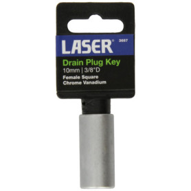 Clé de Bouchon de Vidange Laser 3687 - 10mm Carrée
