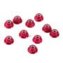Écrous Hexagonaux Auto-bloquants en Aluminium Rouge - 10 PCS M2