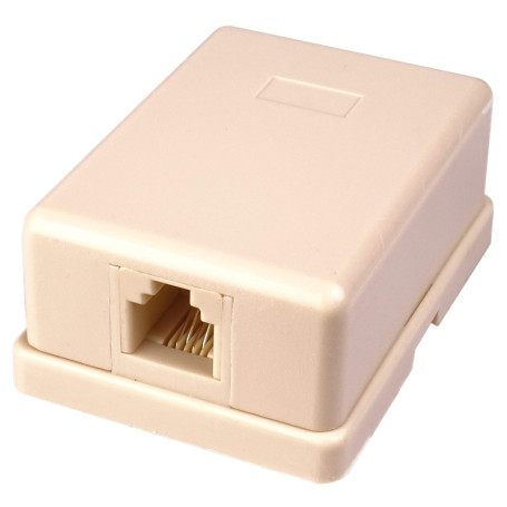 Prise Téléphonique Murale RJ11 Autocollante PremiumCord