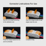 Kit de Connecteurs Électriques QitinDasen - 30 Pcs Multicolores SPL-2/SPL-3